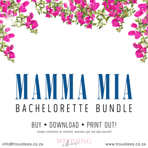 Mamma Mia Bachelorette Stationery